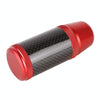 Universal Car Carbon Fiber Metal Gear Shift Knob (Red)