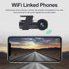 Car WiFi Dual Camera Hidden 360 Degree Rotation Car Driving Recorder