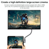 Micro HDMI Male Elbow to HDMI Female 4K UHD 18Gbps Connection Cable, Length:20cm(Grey)