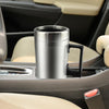 DC 12V Stainless Steel Car Electric Kettle Heated Mug Heating Cup with Charger Cigarette Lighter, Capacity: 300ML