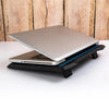 S200 Dual Silent Cooling Fan Portable Slim Notebook Cooling Pad for Laptop(Blue)