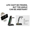 S90-3 3-in-1 Magnetic Folding Wireless Charger Phone Earphone Watch Fast Charging Stand(Black)