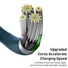 Baseus Superior Series CALYS-C03 2.4A USB to 8 Pin Interface Fast Charging Data Cable, Cable Length:2m(Blue)
