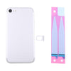 iPhone 7 Battery Back Cover with Card Tray - Silver