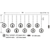 Christmas Decoration Lights USB Ring Doll 10 in 1 String Lights(Snowman)