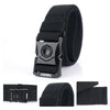 AWMN Outdoor Men Versatile Buckle Elastic Belt, Length: 120cm(Dark khaki)