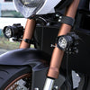 CS-1090A1 Motorcycle Modified Bumper Shock Absorption Fixture Spotlight Fixing Bracket(Black)