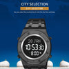 SKMEI 2043 Multifunctional Muslim Worships Compass Digital Wrist Watch(Black)