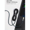 Baseus CATLJK-B01 Cafule Series 20W Type-C / USB-C to 8 Pin PD Metal Charging Data Cable, Length:2m(Black)