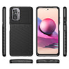 For Xiaomi Redmi Note 10S Thunderbolt Shockproof TPU Protective Soft Phone Case(Black)