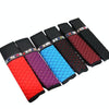 Car Leather Seat Belt Cover Shoulder Pads with Bling Diamonds 6.5x23cm(Black)