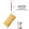 For Alcatel 1S 2021 Lovely Cat and Dog Embossing Pattern Horizontal Flip Leather Case , with Holder & Card Slots & Wallet & Cartoon Clasp & Lanyard(Yellow)