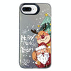 For iPhone 7 Plus / 8 Plus Christmas Series PC Full Coverage Pattern Phone Case(CK056 Black)