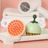 Men Women Shampoo Massage Comb Shampoo Brush Gas Comb(Orange)