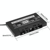 3.5mm Jack Plug CD Car Cassette Stereo Adapter Tape Converter AUX Cable CD Player(Black)