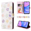 For Samsung Galaxy A16 5G Bronzing Painting RFID Leather Phone Case(Bloosoming Flower)