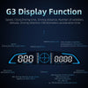 Car HUD Head-Up Display GPS Speedometer Speed Alarm Fatigue Alert
