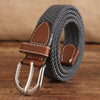 Narrow Version Elastic Canvas Weave Waistband, Length:95 x 2.5cm(C8 Gray)