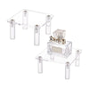 2pcs YX041 Acrylic Transparent Cosmetics Jewelry Display Stand