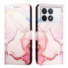 For Xiaomi Redmi K70 / K70 Pro PT003 Marble Pattern Flip Leather Phone Case(Rose Gold)
