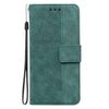 For Samsung Galaxy A26 5G Geometric Embossed Leather Phone Case(Green)