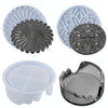 JX-160 Crystal Epint DIY Mold Irregular Resin Cup Pad Mold, Specification: 03