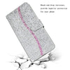 For Samsung Galaxy S10 Glitter Powder Horizontal Flip Leather Case with Card Slots & Holder & Lanyard(Silver)