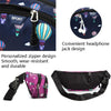 Ladies Sports Running Waist Bag Outdoor Leisure Cashier Wallet, Size: 10 inch(Balloon Purple)