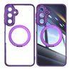 For Samsung Galaxy A16 5G 360 Holder MagSafe Acrylic Hybrid TPU Phone Case(Purple)