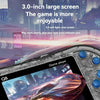 Q8 Handheld Game Console 3.0 Inch Screen Support TV Connection Built In 800 Games Doubles Transparent Gray