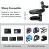 PULUZ Motorcycle Helmet Chin Clamp Mount for GoPro and Other Action Cameras (Black)