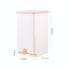 Bathroom Wall-mounted Sanitary Napkin Organizer Multifunctional Cotton Swab Tissue Box(Pink)