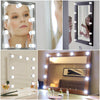 10 PCS 10W Multi-Level Adjust Brightness White Light Makeup Mirror Vanity LED Light Bulb, 120LM 7000K USB Charging Hollywood Style Cosmetic Lighted Bulb Dresser Lamp, Cable Length: 4.6m, DC 5V
