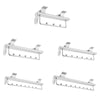 YO5C Monorail 8 Beads Wardrobe Hardware Push-Pull Hanging Rod Clothes Rail