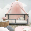 Baby Bed Curtain Hung Dome Mosquito Net Girls Crown Hanging Net Princess Tents(Gray)