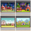 150 x 100cm Circus Amusement Park Ferris Wheel Photography Background Cloth(MDM07047)