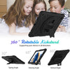 For Samsung Galaxy Tab A8 10.5 2021 Rotary Grab Silicone + PC Tablet Case(Black)