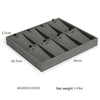 25x22x3cm Necklace Stand Gray Jewelry Display Microfiber Jewelry Props Display Rack