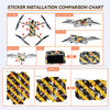 For DJI Mini 3 Pro Remote Control Body Sticker ,Spec: RC-N1 Without Screen(Domineering Eagle)