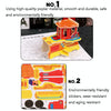 3 PCS 512 Children Wooden Assembled Car Engineering Vehicle Excavator Assembling Toy(Excavator)
