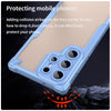 For Samsung Galaxy S23 Ultra 5G Armor Glaze PC Hybrid TPU Phone Case(Blue)