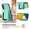 For Samsung Galaxy A13 5G / A04s CX01 Detachable Magsafe Magnetic Card Bag Phone Case(Mint Green)