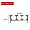 Car Carbon Fiber Air Conditioning Button A Decorative Sticker for Subaru BRZ / Toyota 86 2017-2019, Left and Right Drive Universal