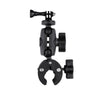360 Rotation Adjustable Action Camera Clamp Plier Base Holder(Black)