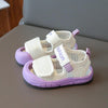 Summer Baby Soft-Soled Toddler Shoes Children Wrapped Toe Breathable Shoes, Size: 18(Beige)