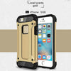 Tough Armor TPU + PC Combination Case for iPhone SE & 5 & 5s(Gold)