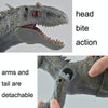 2.4G Wireless Remote Control Tyrannosaur Simulation Mechanical Dinosaur Model Toy(Gray)