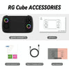 ANBERNIC RG Cube Retro Handheld Game Console With 3.95 Inch Screen T820 CPU Android 13 RGB Light With 256G TF Card(Beige)