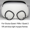 For Oculus Quest / Rifts / Quest 2 1pair VR All-in-one Glasses Frame Magnetic Suction Frame Can Match Myopic Lenses(Blue)