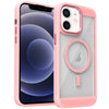For iPhone 12 Honeycomb Cooling MagSafe Phone Case(Pink)